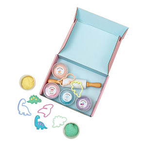 Набор теста для лепки LUKNO с аксессуарами "Динозавры"